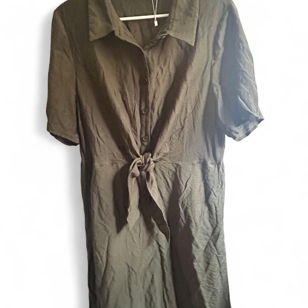 Bloomchic Women's Khaki and Green Dress